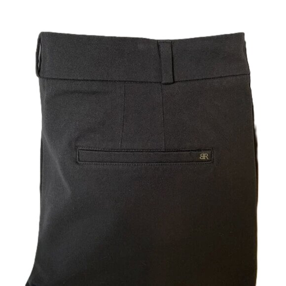 Banana Republic Black Stretch Twill Ankle Crop Pants Size 12 - Picture 5 of 13